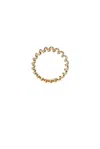 Boochier Slinkee Mini Diamond Ring In Yellow Gold