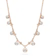 Boodles Large Rose Gold And Diamond Beach Necklace In Rose Gold