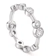 Boodles Platinum And Diamond Full-hoop Ring In Silver
