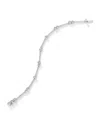 Boodles Platinum And Diamond Waterfall Bracelet In Silver