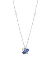 BOODLES PLATINUM, DIAMOND AND SAPPHIRE RAINDANCE NECKLACE