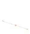Boodles Rose Gold And Diamond Be  Charm Bracelet In Rose Gold