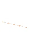 Boodles Rose Gold And Diamond Be  Multi Charm Bracelet In Rose Gold