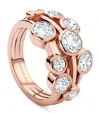 Boodles Rose Gold And Diamond Raindance Cluster Ring In Rose Gold