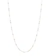 BOODLES ROSE GOLD AND DIAMOND RAINDANCE LONG NECKLACE