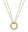 Boodles Small Yellow Gold And Diamond Roulette Pendant Necklace In Gold