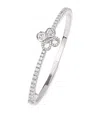 Boodles White Gold And Diamond Be  Bangle In Gold