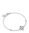 Boodles White Gold And Diamond Be  Charm Bracelet In White