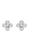 Boodles White Gold And Diamond Be  Stud Earrings In White