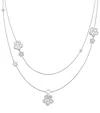 Boodles White Gold And Diamond Blossom Classic Long Necklace In Gold