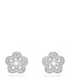 Boodles White Gold And Diamond Blossom Stud Earrings In Gold