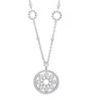 Boodles White Gold And Diamond Circus Classic Pendant Necklace In Gold