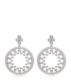 Boodles White Gold And Diamond Circus Drop Earrings In Gold