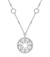 Boodles White Gold And Diamond Circus Large Pendant Necklace In Gold