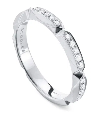 Boodles White Gold And Diamond Jazz Ring