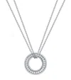 Boodles White Gold And Diamond Medium Roulette Pendant In Gold
