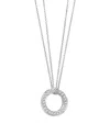 Boodles White Gold And Diamond Roulette Large Pendant Necklace In Gold