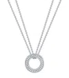 Boodles White Gold And Diamond Roulette Pendant Necklace In Gold