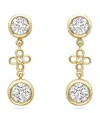 Boodles Yellow Gold And Diamond Beach Earrings In Yellow