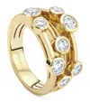 Boodles Yellow Gold And Diamond Classic Raindance Ring In Gold