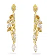 Boodles Yellow Gold And Diamond Lion Inside Africa Earrings In Gold