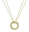Boodles Yellow Gold And Diamond Medium Roulette Pendant In Gold