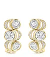 Boodles Yellow Gold And Diamond Over The Moon Earrings In Gold