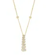 Boodles Yellow Gold And Diamond Over The Moon Necklace In Gold