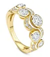 Boodles Yellow Gold And Diamond Over The Moon Ring In Gold