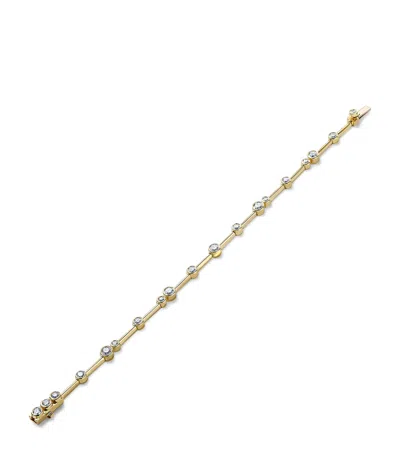 Boodles Yellow Gold And Diamond Raindance Bracelet In Metallic
