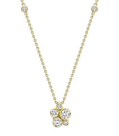 Boodles Yellow Gold And Diamond Raindance Necklace