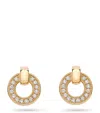 Boodles Yellow Gold And Diamond Roulette Flip Earrings In Gold