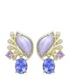 Boodles Yellow Gold, Diamond And Mixed Stone A Family Journey Provence Earrings In Gold
