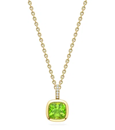 Boodles Yellow Gold, Diamond And Peridot Dolce Vita Pendant