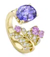Boodles Yellow Gold, Diamond And Tanzanite A Family Journey Provence Ring In Gold