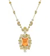 Boodles Yellow Gold, Diamond And Topaz Giraffe Inside Africa Necklace