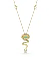 Boodles Yellow Gold, Diamond, Opal And Tsavorite Green Mamba Inside Africa Necklace