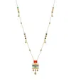 Boodles Yellow Gold, Opal, Garnet, Sapphire And Tsavorite Marai Masa Inside Africa Necklace
