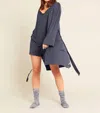 Boody Goodnight Long Sleeves Robe In Storm In Blue