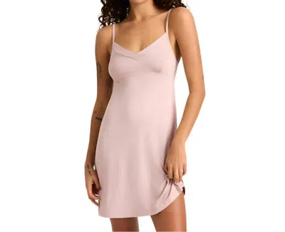 Boody Goodnight Slip Sleep Dress In Lilac In Brown
