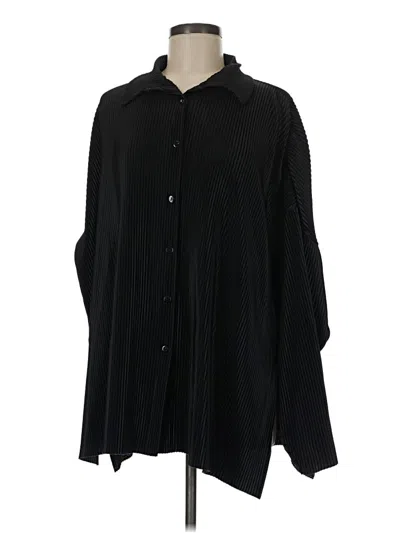 Pre-owned Boohoo 3/4 Sleeve Blouse In Black