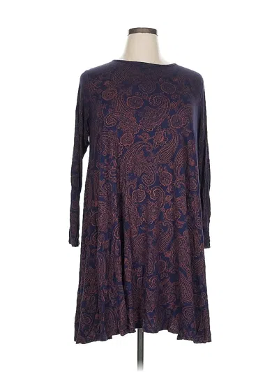 Pre-owned Boohoo 3/4 Sleeve T-shirt In Purple