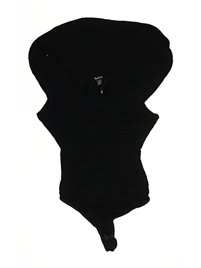 Pre-owned Boohoo Bodysuit In Black