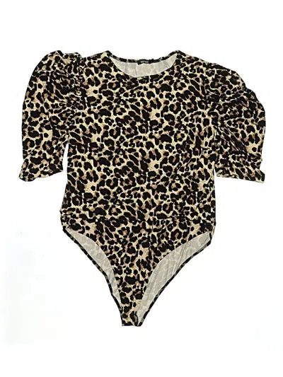 Pre-owned Boohoo Bodysuit In Gold