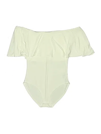 Pre-owned Boohoo Bodysuit In Ivory
