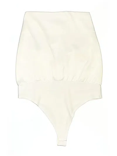 Pre-owned Boohoo Bodysuit In Ivory