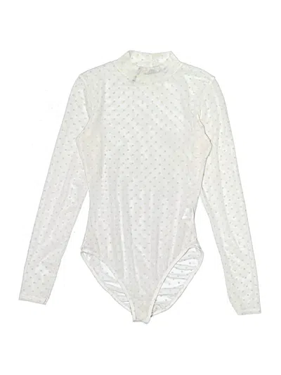 Pre-owned Boohoo Bodysuit In White