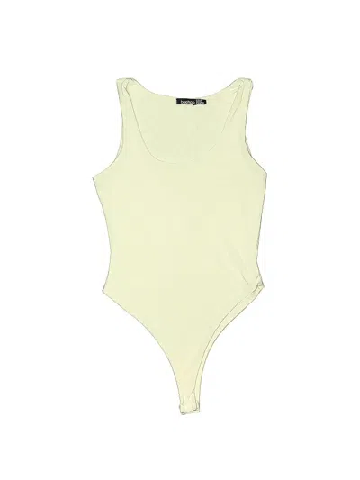 Pre-owned Boohoo Bodysuit In Yellow