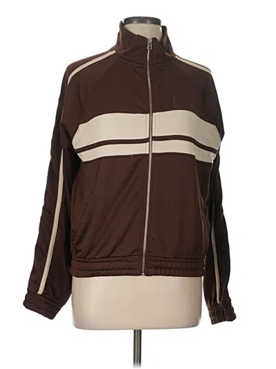 Pre-owned Boohoo Cardigan Sweater In Brown