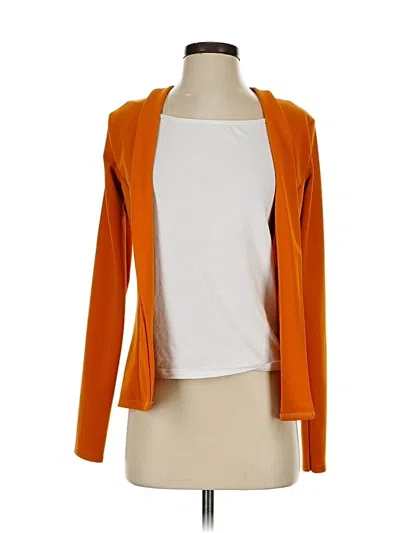 Pre-owned Boohoo Cardigan Sweater In Orange